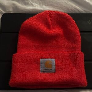 Carhartt Bright Red Knit Beanie